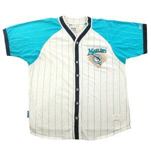 Florida Marlins Vintage 90s Baseball Jersey Shirt Mirage MLB Large